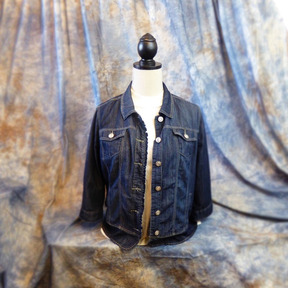 Dress Barn My Go To Jacket Denim 3x 